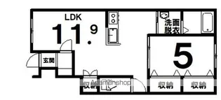 パステル【1階】の間取り